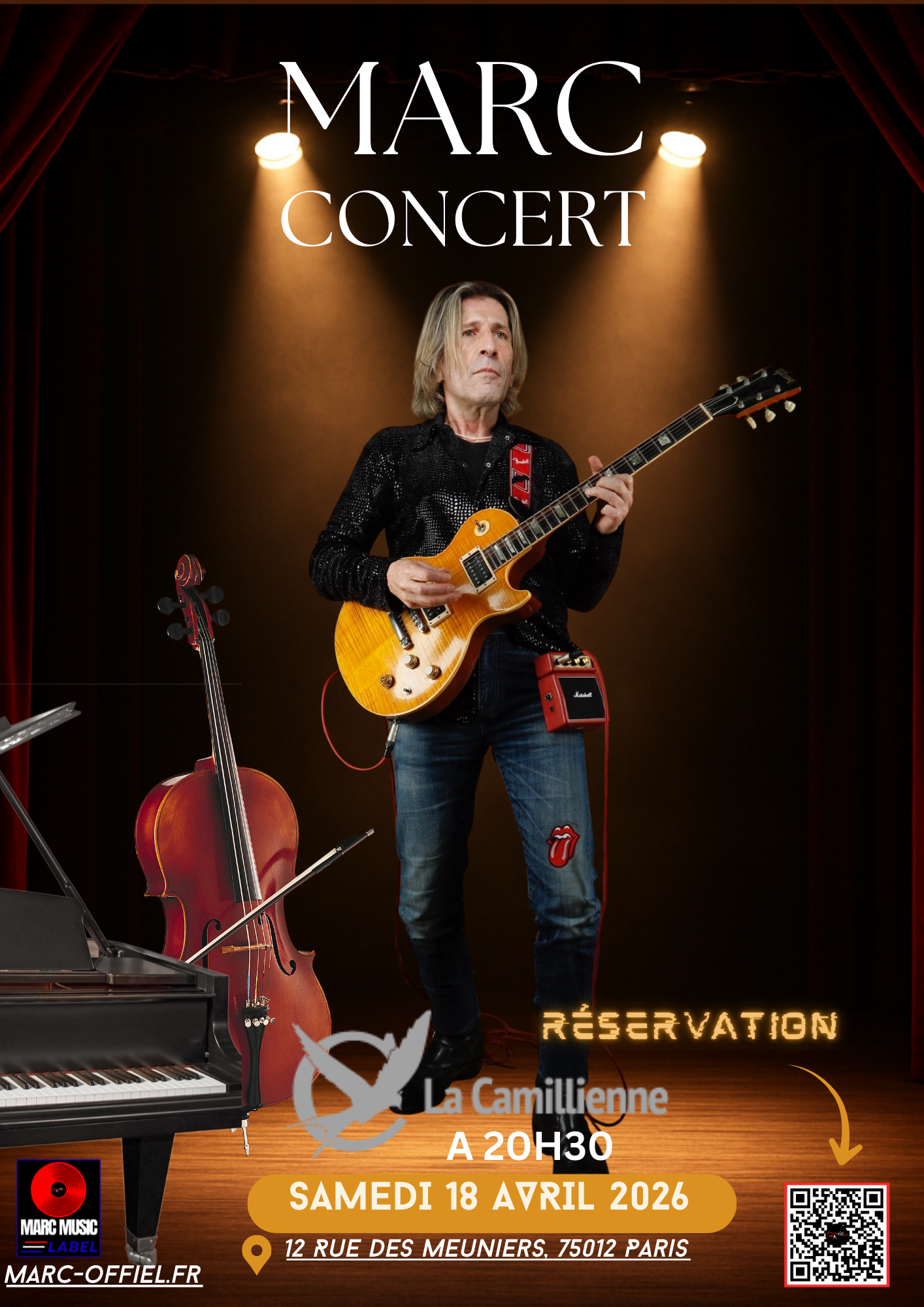 Affiche concert La Camillienne — Label Marc Music